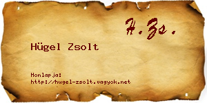 Hügel Zsolt névjegykártya